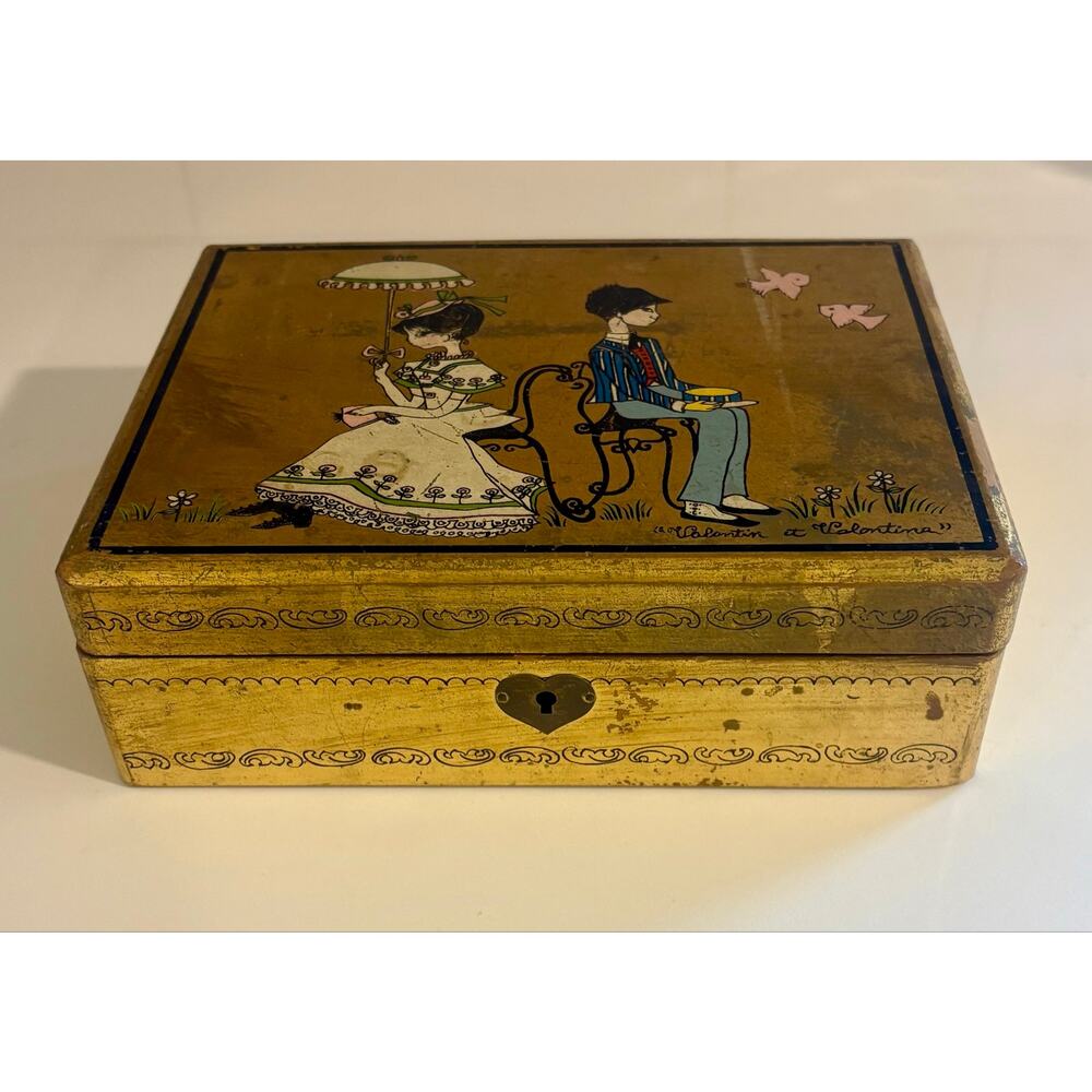 Vintage Valentin et Valentina Jewelry Box by GNCO Japan